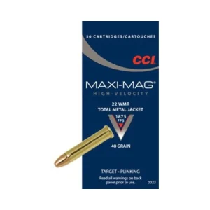 22wmr CCI Maxi Mag HS TMJ Target