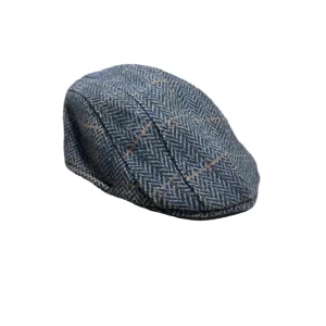 Fiebig Flatcap Wool Herringbone w. Stripes